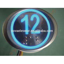 Interruptor de botão de 12 volts, botão COP, botão de emergência botão